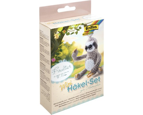 Mini kit de crochet paresseux, kit de bricolage à faire soi-même