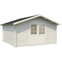 Gartenhaus aus Holz mit Doppeltür und Dach