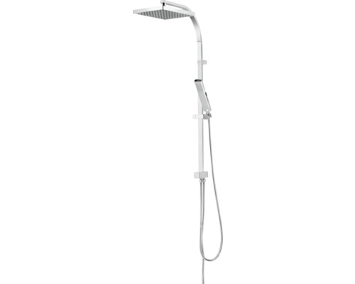 Colonne de douche avec inverseur Schulte Square chrome D9636 02