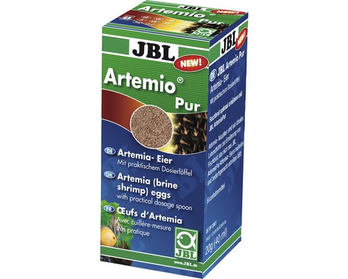 Artemia-Eier JBL ArtemioPur 40 ml JBL Artemio Pur Fischfutter Verpackung