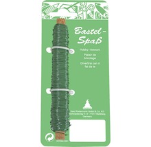 Basteldraht aufgewickelt auf Holzstab