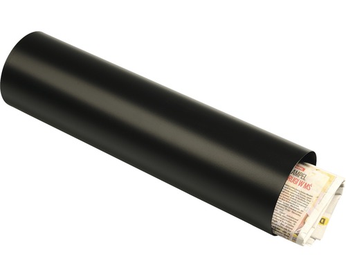Schwarze Zeitungsrolle mit Zeitung