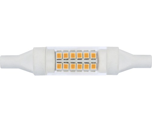 Ampoule LED R7s/5,5W transparente 575 lm 3000 K blanc chaud 78 mm