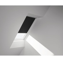 VELUX Verdunkelungsrollo uni schwarz manuell Rahmen aluminium DKL M04 3009S