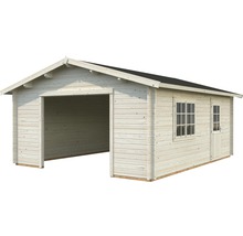 Garage simple Palmako Roger 27,7 m² sans portail 540 x 540 cm apprêt par immersion