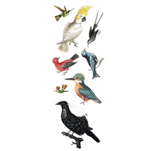 Autocollant mural Birds 25x70 cm-thumb-0