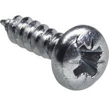 Vis métallique à tête bombée et empreinte cruciforme