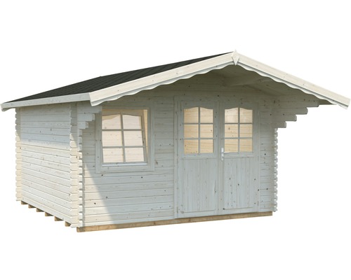 Gartenhaus aus Holz mit Fenster und Doppeltür