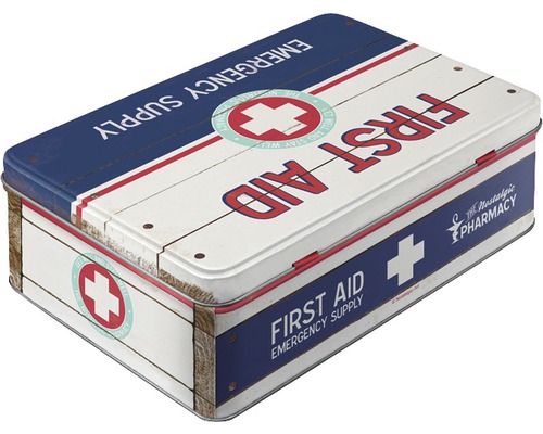 Trousse de premiers secours en métal pour les urgences