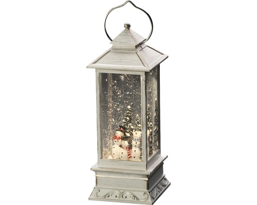 Lanterne LED Konstsmide bonhommes de neige à piles H 27,5 cm blanc chaud avec fonction minuterie Lanterne LED Konstsmide bonhommes de neige à piles H 27,5 cm blanc chaud avec fonction minuterie