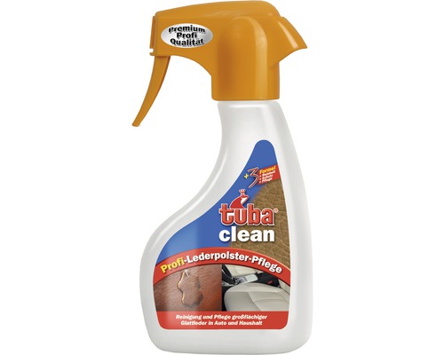 Entretien de rembourrage cuir professionnel tuba clean 250 ml Tuba Clean Entretien professionnel des rembourrages en cuir en flacon pulvérisateur