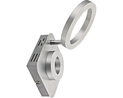 Applique murale en métal avec élément de design en forme d''anneau