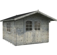 Gartenhaus aus Holz mit Fenster und Doppeltür