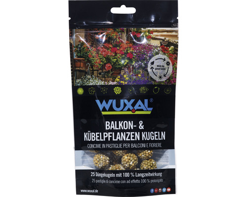 Wuxal Balcon et plantes en pot, billes d''engrais, emballage