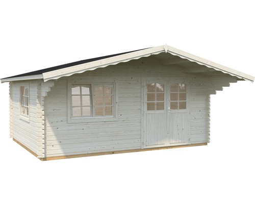 Abri de jardin en bois avec fenêtre et double porte