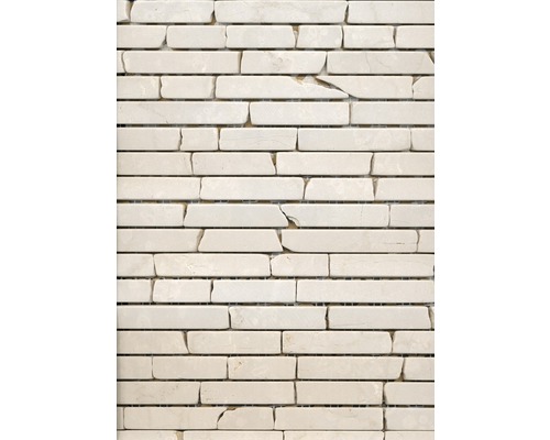 Mosaïque en pierre naturelle MOS BRICK 13R beige, 30,5x32,5 cm