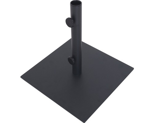 Quadratischer Schirmständer aus Metall für Sonnenschirme