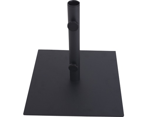 Schirmständer mit quadratischer Grundfläche und Rohr