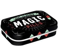 Boîte décorative en métal avec l''inscription Magic Pills