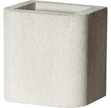 Pot de fleurs en béton pour le jardin