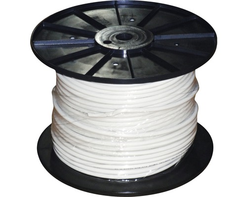 Bobine avec câble blanc