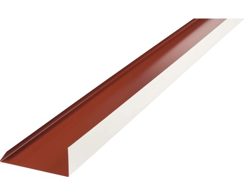 Angle d'arête tablier PRECIT rouge oxyde RAL 3009 1000 x 100 mm