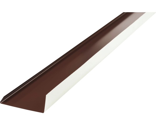 Angle d'arête tablier PRECIT brun chocolat RAL 8017 1000 x 100 x 36,5 mm