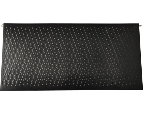 Tapis d''absorbeur solaire noir avec motif losanges
