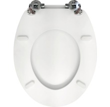 Abattant WC form & style Color Edge gris clair mat avec abaissement automatique-thumb-6