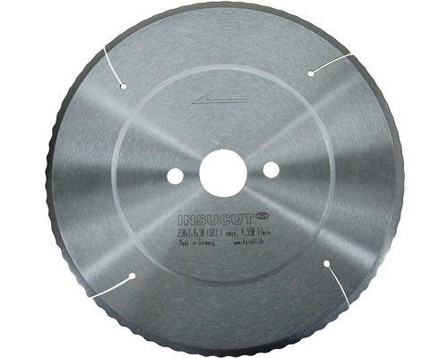 Lame de scie circulaire pour les matériaux isolants Ø230x1,8 x 30 mm 18436
