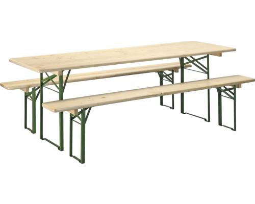 Ensemble de tables pliantes & bancs pliants