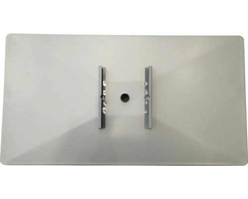 Socle rectangulaire avec rails de fixation