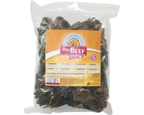 Hundesnack MR. BEEF Rinderpansen 500 g Kauartikel