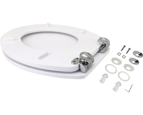 Toilettendeckel mit Befestigungsmaterial