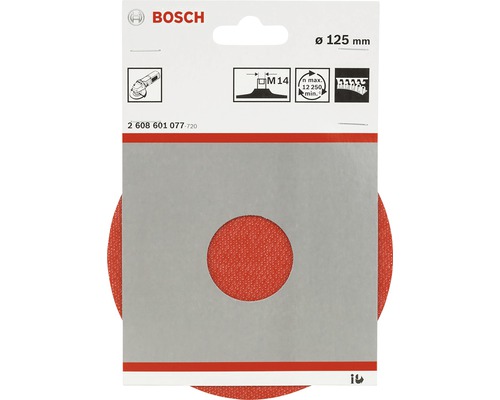 Disque abrasif Bosch, diamètre 125 mm