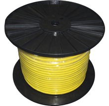 Câble d''alimentation jaune sur un touret