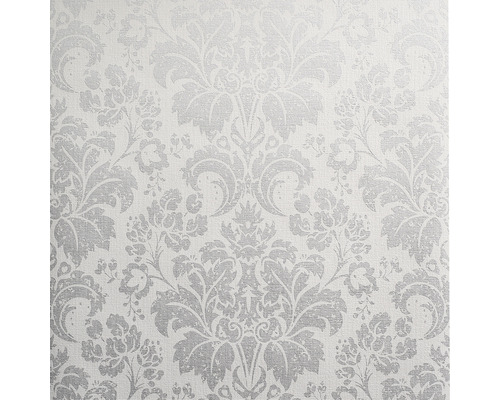 Papier peint intissé 67078-HOR Pure & Noble IV Marylin Dove gris argent Papier peint à motif floral