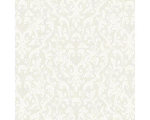 Papier peint intissé 87255-HOR Pure & Noble III Flock Laurel Cloud velours gris