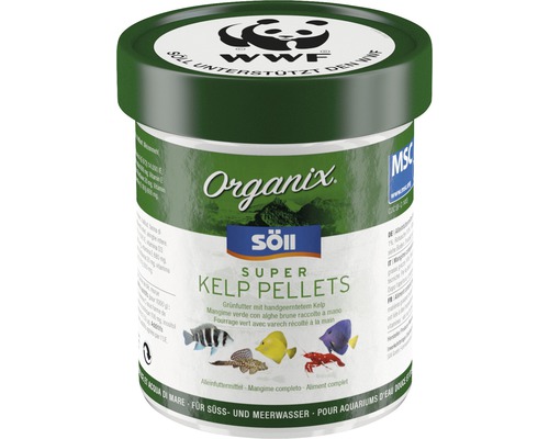 Nourriture en pellets Söll Organix Super Kelp Pellets 130 ml-0