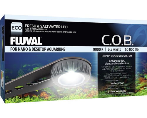 Éclairage d'aquarium Fluval Nano C.O.B. Fresh & Saltwater LED