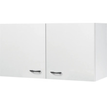 Flex Well Hängeschrank Wito BxTxH 100 x 32 x 54 cm weiß matt zerlegt Anschlag links rechts 00006942