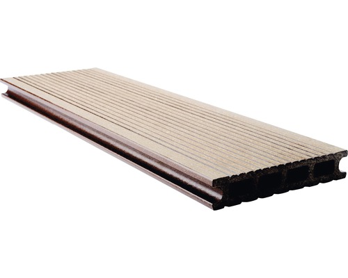 Lame de terrasse en bois et plastique