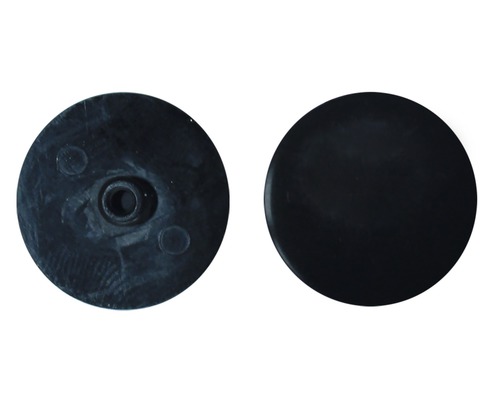 Abdeckkappe SW 4 x 18 mm, Schwarz, Kunststoff, 100 Stück