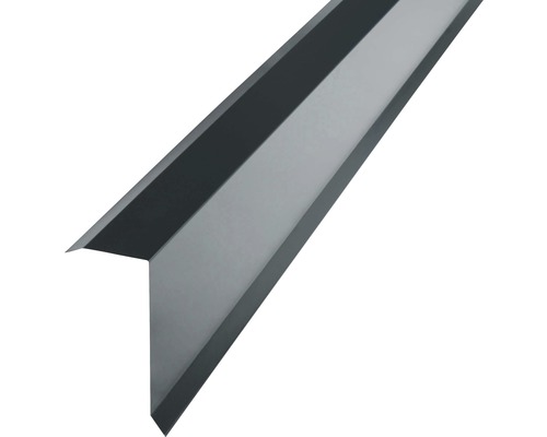 Angle d'arête PRECIT pour tôle trapézoïdale H12 gris anthracite RAL 7016 2000 x 40 x 100 mm