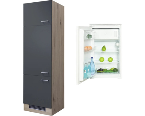 Meuble modulaire pour appareils Flex Well Tiago largeur 60 cm gris basalte