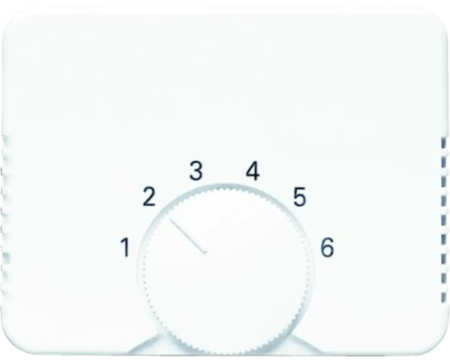 Plaque centrale cache pour thermostat d'ambiance Busch-Jaeger 1794-24G Alpha Nea blanc studio