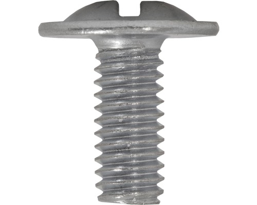Vis à tête bombée Pozidriv 4x25 mm galvanisée 100 unités Vis en métal avec tête fendue