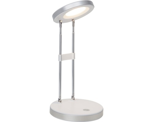 Lampe de bureau LED 3,3W 220 lm 3.000 K blanc chaud h 236 mm Venedig titane/blanc