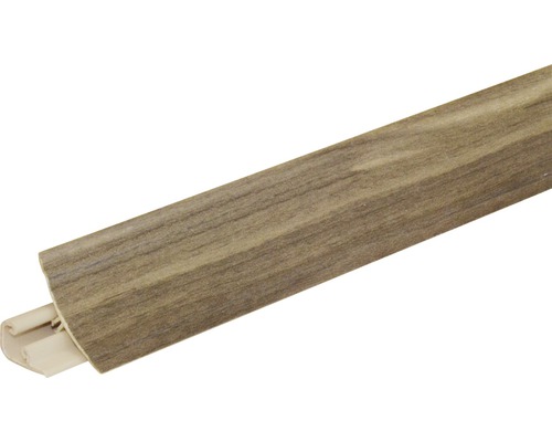 Joint d'étanchéité mural noyer 23 K4887, longueur : 3000 mm Plinthe avec décor en bois
