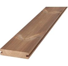 Planche rainurée en bois